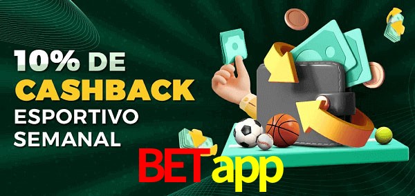 10% de bônus de cashback na betapp